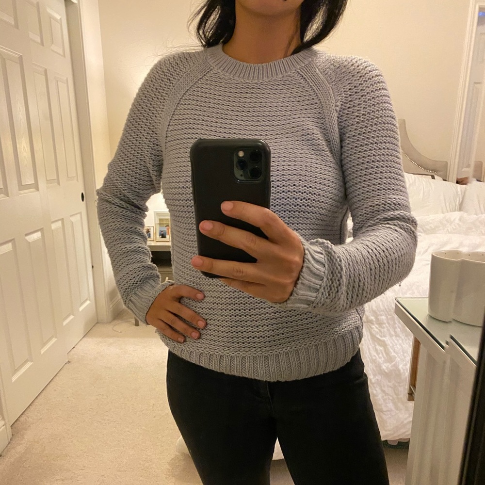 Light blue sweater